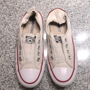 White converse. Previously own. Us size 6